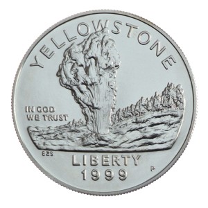 1 dolar - Yellowstone - USA - 1999