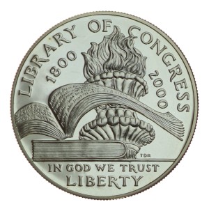 1 dolar - 200-lecie Biblioteki Kongresu - USA - 2000