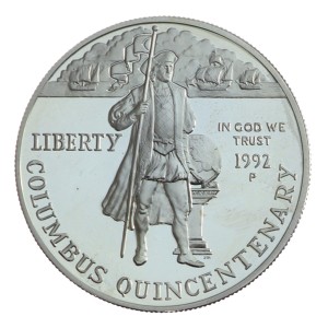 1 dolar - Podróż Kolumba - USA - 1992