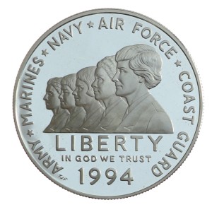 1 dolar - Kobiety w służbie wojskowej dla Ameryki - USA - 1994