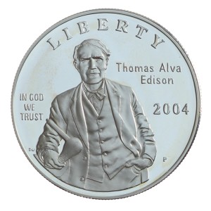 1 dolar - Thomas Edison - USA - 2004