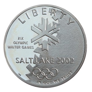 1 dolar - XIX Olimpiada Salt Lake - USA - 2002