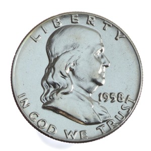 1/2 dolara - Benjamin Franklin - USA - 1958