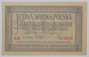 Banknot 1 Marka Polska 1919 rok