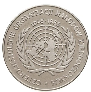 500 złotych - 40 Lat ONZ - 1985 rok