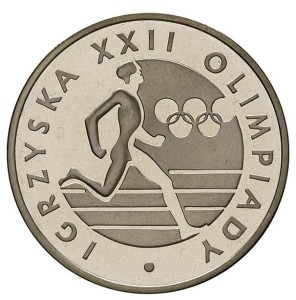 100 złotych - Igrzyska XXII Olimpiady - 1980 rok