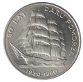 20 złotych - 50 Lat Daru Pomorza - 1980 rok