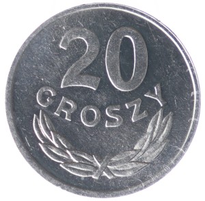 20 groszy - 1957-85 rok