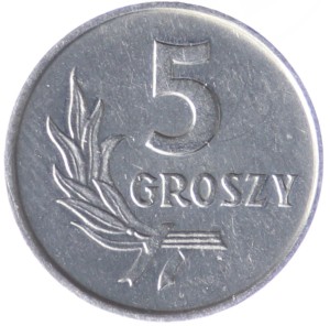 5 groszy - 1958-72 rok