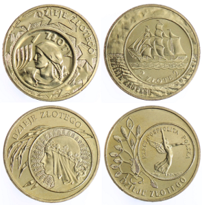Seria monet 2 zł - Dzieje Złotego - 2004-2007 rok