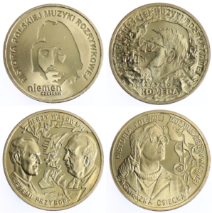 Seria monet 2 zł - Historia Polskiej Muzyki Rozrywkowej - 2009-2013 rok