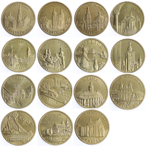 Seria monet 2 zł - Miasta w Polsce - 2009-2011 rok