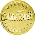 Złota Moneta 25 zł Solidarność