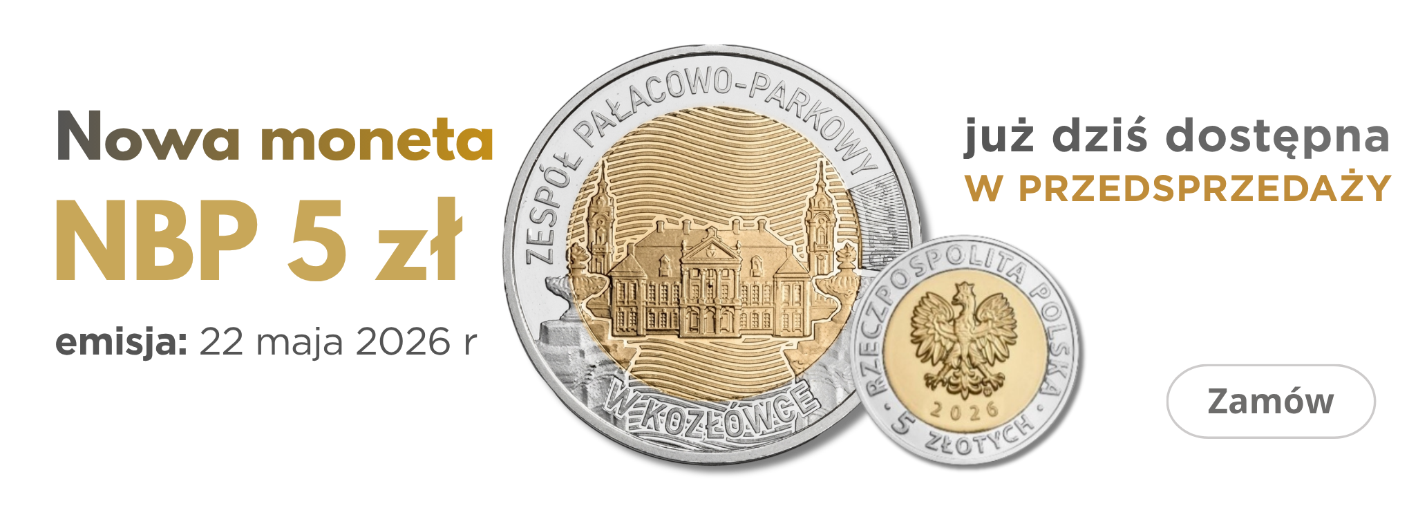 Nowa 5 zł Kozłówka